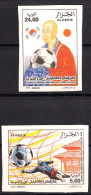 ALG Algeria 1305/6 Imperforate FIFA World Cup Football Soccer Corée Du Sud Japon South Korea2002 Fußball-WM - 2002 – Corée Du Sud / Japon