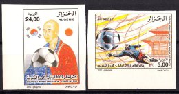 ALG Algeria 1305/6 Imperforate FIFA World Cup Football Soccer Corée Du Sud Japon South Korea2002 Fußball-WM - 2002 – Corée Du Sud / Japon