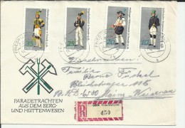 Delcampe - ALEMANIA DDR CC CERTIFICADA FRIEDRICHRODA  SELLOS UNIFORMES - Textil