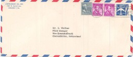 Chicago James Buchanan Lincoln Air Mail Flugzeug Reliefdruck Feder Give Enough Trough Your ... - 1961-80