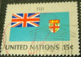 United Nations New York 1980 Flags Fiji 15c - Used - Usados