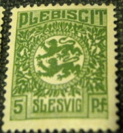 Slesvig 1920 Coat Of Arms 5pf - Mint - Other & Unclassified