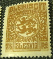 Slesvig 1920 Coat Of Arms 7.5pf - Mint - Other & Unclassified