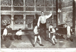 Delcampe - SPORT .... BOXE .... THE WORLD RENOWNED WILLY PANTZER AND HIS WONDERFUL MIDGETS - Boxsport