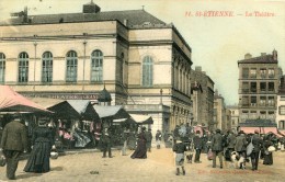 CPA 42 ST ETIENNE LE THEATRE 1906 - Saint Etienne