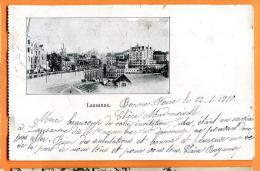 FRX-04 Lausanne, Vue Partielle. Précurseur. Cachet Forel 1910 Pour Moudon - Forel