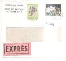 76353) Monaco Espresso Con 3F. Effige Regnan+1f. Veduta Del Castello Da Monaco  Il 13-1-1973 - Covers & Documents