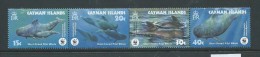 Cayman Islands 2003 Whale WWF Set As Strip Of 4 MNH - Caimán (Islas)