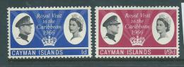 Delcampe - Cayman Islands 1966 Royal Visit Set 2 MNH - Iles Caïmans
