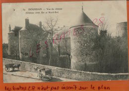 Delcampe - CPA  91  DOURDAN LVue Du  Chateau    Attelages De Chevaux   AVRIL 2015 DIV 951 - Dourdan