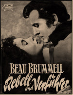 Das Neue Film-Programm Von Ca. 1954  -  "Beau Brummell ; Rebell Und Verführer"  -  Mit Stewart Granger - Zeitschriften