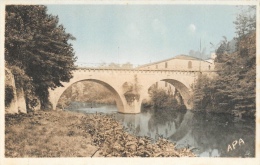 Delcampe - Lavardac (Lot Et Garonne) - Pont Sur La Baïse - Carte A.P.A. Poux Colorée, Non Circulée - Lavardac