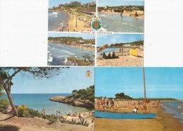 Delcampe - TARRAGONA Espana Playas 5 Postales - Tarragona