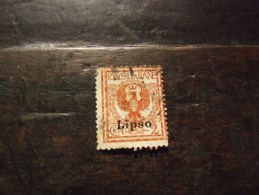 LIPSO 1912 RE 2 C USATO - Egeo (Lipso)