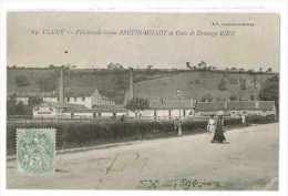 Delcampe - CPA 71 CLUNY FILATURE DE LAINES BRETIN-MILLOT ET ECOLE DE DRESSAGE RIEU - Cluny