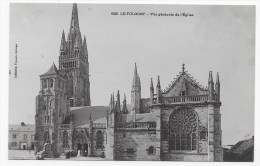 Delcampe - (RECTO / VERSO) LE FOLGOET - N° 626 - VUE GENERALE DE L' EGLISE AVEC PERSONNAGES - Le Folgoët