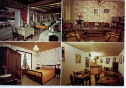 Delcampe - Abondance Richebour Le Bel Air Hotel Restaurant Multivues Carte Double Géographique (3 Scan) - Abondance