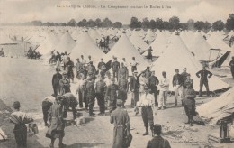 Delcampe - CAMP DE CHALONS -51- UN CAMPEMENT PENDANT LES ECOLES A FEU - Camp De Châlons - Mourmelon