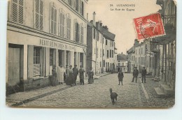 Delcampe - LUZARCHES - La Rue Du Cygne. (carte Vendue En L'état) - Luzarches