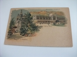 Delcampe - PITTORICA ILLUSTRATA LE CAFE' DE PARIS  TEAATRO GIARDINO MONTE CARLO - Cafés