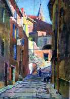 Delcampe - 83 BRIGNOLLES Rue De L´Eglise, Illustrateur - Brignoles