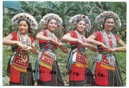 - Taiwan - Amis Aboriginal Dance -  Non écrite, Belles Couleurs, Grand Format, Scans. - Taiwan