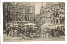 CPA BRUXELLES (Belgique) - Grand Place : Le Marché Aux Fleurs - Märkte