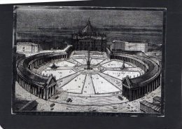 Delcampe - 53138    Vaticano,  Citta" Del  Vaticano,  Basilica Di S. Pietro E Colonnato  Del  Bernini,  VG  1965 - Vatikanstadt