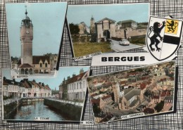 Delcampe - 59. Bergues. 4 Vues - Bergues