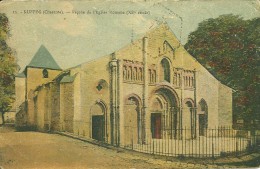 Delcampe - 16 Charente RUFFEC Façade De L église Romans XIIé Siécle Dans L état - Ruffec