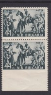 1953 ERROR/ The War Russia-Turkey/ Pair/ Bottom Imp. MNH/  MI:848 Bulgaria - Varietà & Curiosità