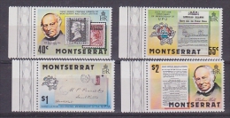 Montserrat 1979 Sir Rowland Hill 4v ** Mnh (21215) - Montserrat