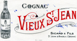 COGNAC    VIEUX SAINT-JEAN    SICARD & FILS   SAINT-JEAN D'ANGÉLY  COGNAC - Agriculture