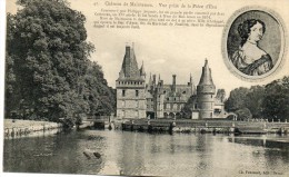 Delcampe - CPA - MAINTENON (28) - Vue Du Château , Prise De La Pièce D'eau - Maintenon