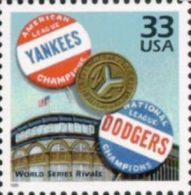 Delcampe - USA 1999 Celebrate The Century 1950's Stamp-World Series Rivals Sc#3187j  Baseball - Baseball