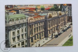 Delcampe - Old Colombia Postcard - Departmental Palace - Bogotá - Kolumbien