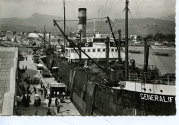 Delcampe - Espagne : GANDIA (Valencia) Puerto Vista Parcial (n°15 Carabella) Transport Bateaux Généralif - Valencia