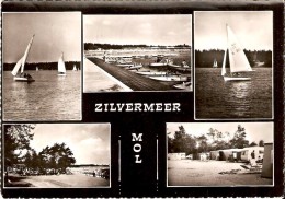 MOL (2400) : Zilvermeer - Nautisme, Plage, Lac, Camping. CPM Multivues. - Mol