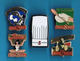 LOT 5 PIN´S //  . WILLIAM SAURIN DIFFÉRENTS - Lots