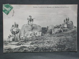Delcampe - Ref4119 JU CPA Animée Des Rochers Tremblants De Blond Près Bellac (Limousin) - Ometz 1909 - Bellac