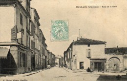 CPA - ROUILLAC (16) - La Rue De La Gare - Rouillac