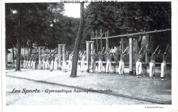 Delcampe - SPORT .... GYMNASTIQUE ... ASSOUPLISSEMENTS  ... CHOCOLAT LOMBART - Gymnastik