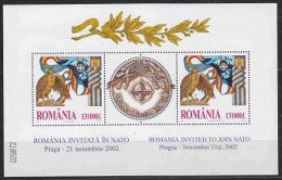 Romania 2002 Nato / Otan M/s ** Mnh (21229) - NATO