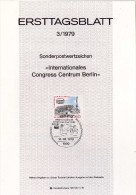 Berlin (West) 1979 Ersttagsblatt Mi 591  [230415ETBI] - 1° Giorno – FDC (foglietti)