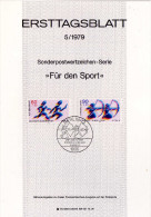 Berlin (West) 1979 Ersttagsblatt Mi 596-597  [230415ETBI] - 1e Dag FDC (vellen)