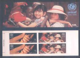 Portugal Carnet UNICEF Enfant 1996 Avec 2 Sèries ** UNICEF Children Booklet 1996 With 2 Sets *** - Cuadernillos