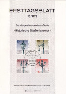 Berlin (West) 1979 Ersttagsblatt Mi 603-606  [230415ETBI] - 1° Giorno – FDC (foglietti)