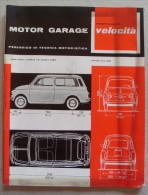 Rivista MOTOR GARAGE Supplemento Di Velocità. N.1/2 Giugno 1960 - Motori