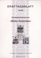 Berlin (West) 1980 Ersttagsblatt Mi 634-636  [230415ETBI] - 1° Giorno – FDC (foglietti)