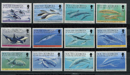 (cl.28 - P14) Georgie Du Sud ** N° 235 à 246 (ref. Michel Au Dos) -  Baleines Et Dauphins - - South Georgia